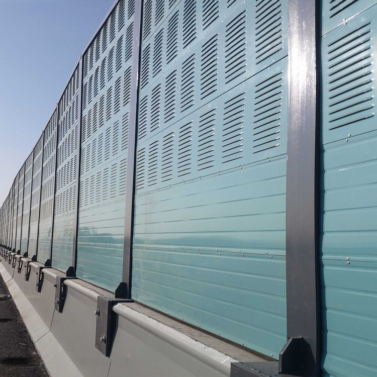 頂卓 熱銷 高架橋隔音屏 公路聲屏障 百葉孔隔音板 聲屏障 品質保證圖片_高清圖_細節圖-安平縣頂卓絲網制品 -
