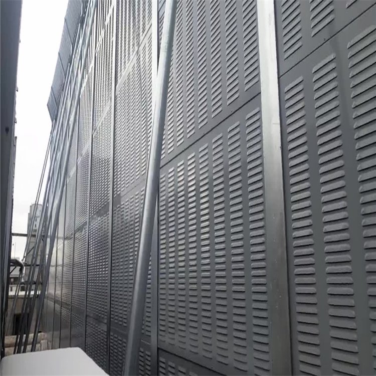 山東高速公路金屬聲屏障戶外百葉孔隔音板吸音降噪隔音墻 - 愛(ài)企查