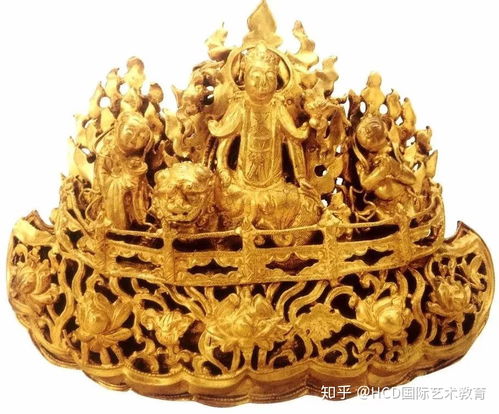 珠寶設計素材 古代金銀首飾探源 明代.滿冠 分心 頂簪